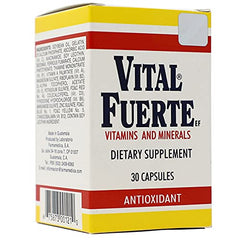 Vital Fuerte capsules representing energy and immune support
