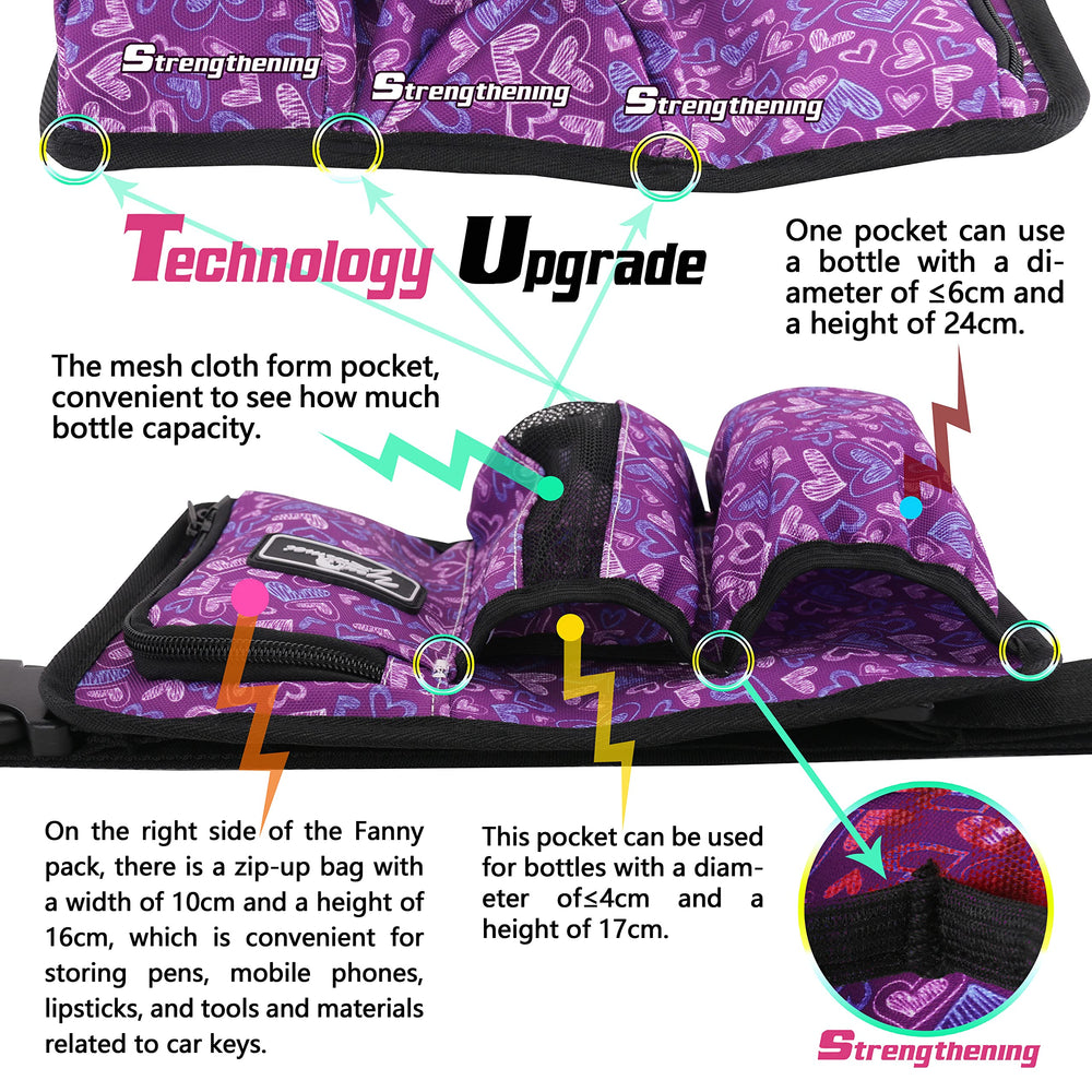 Right-side zip pocket for pens, mobile phones, and small tools