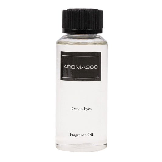 Aroma360 Ocean Eyes 120mL fragrance oil bottle – front view