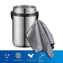 Soft and durable microfiber cloths ideal for delicate surfaces