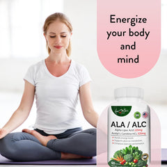 Illustration depicting antioxidant support and energy boost