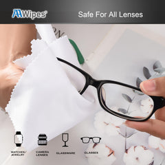 Macro close-up of microfiber fiber texture used in AAWipes