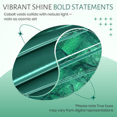 ABAC emerald green gel jar close-up for vibrant manicure results