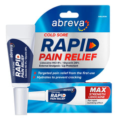 Abreva cold sore treatment tube 3g ready for on the go relief.