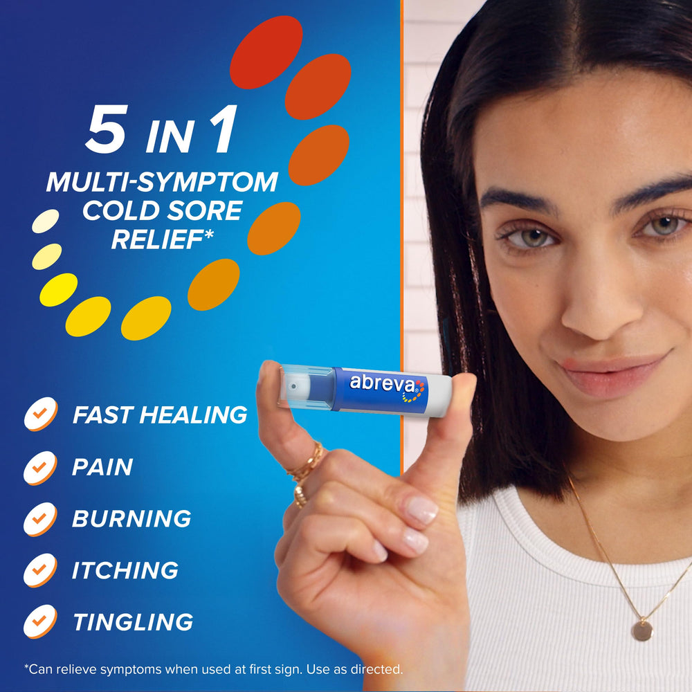 Abreva is the number 1 cold sore brand trusted