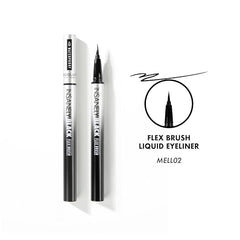 Absolute New York Insanely Black liner applicator close-up demonstrates angled precision