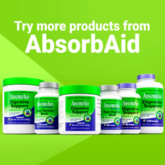 Usage chart showing when to take AbsorbAid
