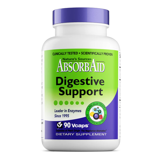 AbsorbAid Digestive Support bottle front label