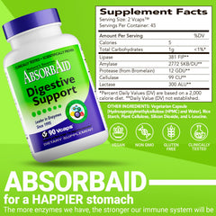AbsorbAid bottle with dosage information