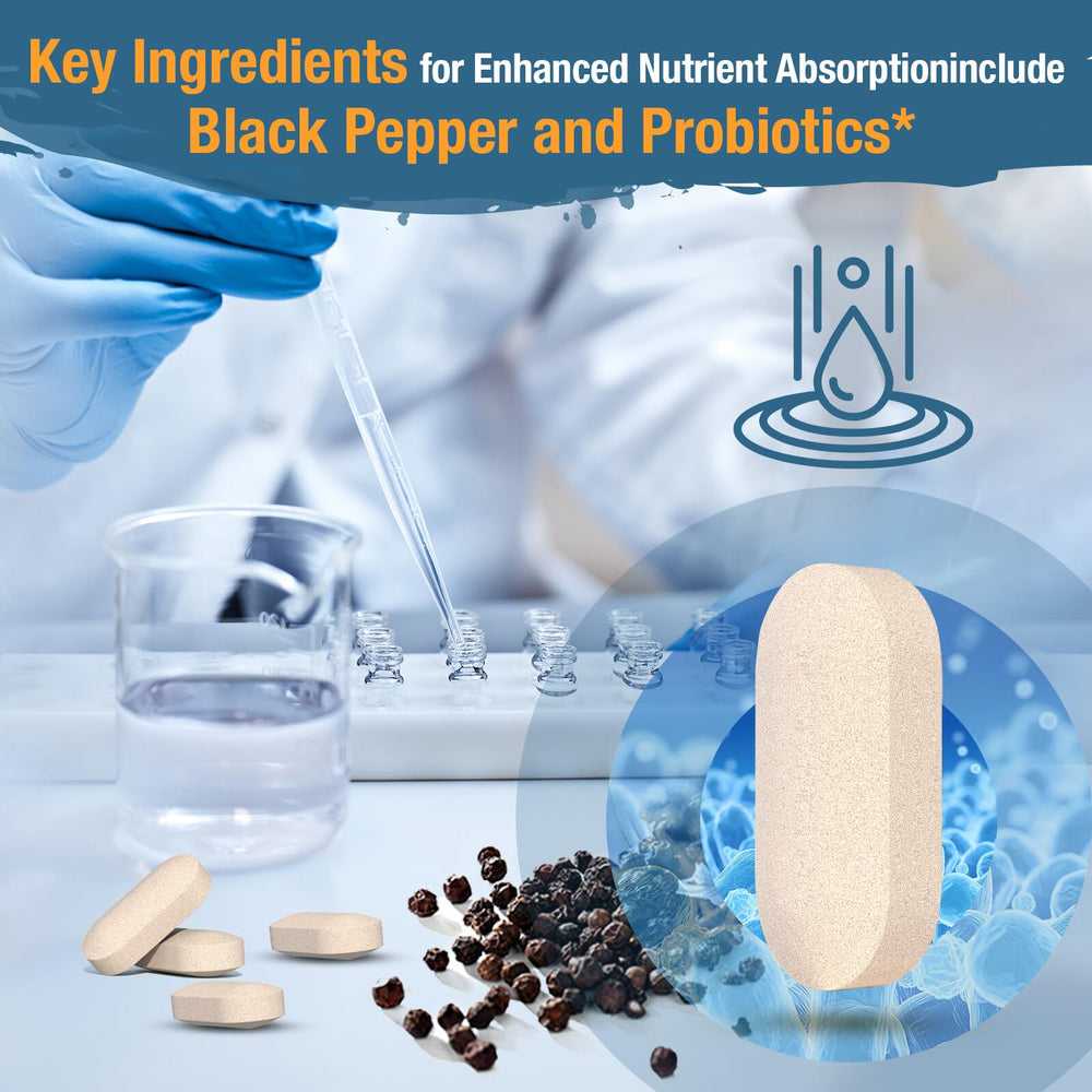 Black pepper extract to aid nutrient absorption