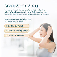 Abundant Natural Health Ocean Soothe spray label highlights purified magnesium salt.