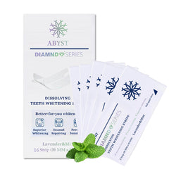 ABYST Diamond Dissolving Teeth Whitening Strips 16 Count pack shot