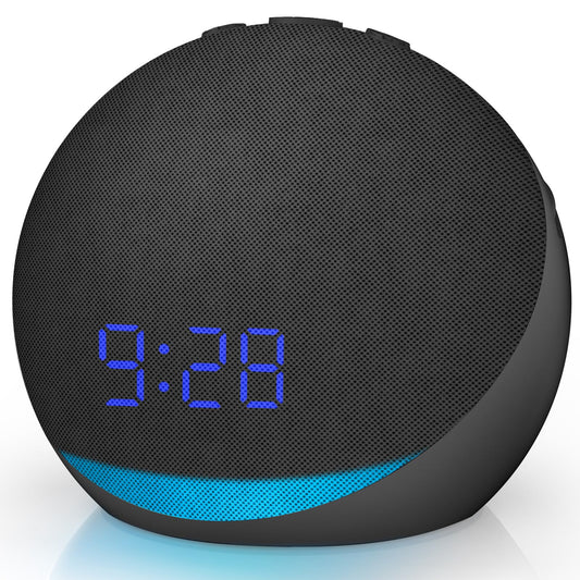 Acedeck sound machine alarm clock front view on nightstand for calm nights