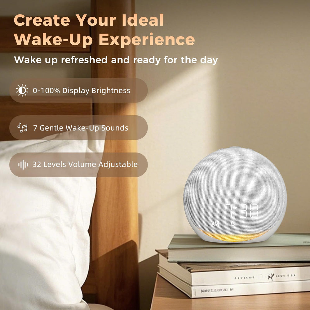 Acedeck built-in Bluetooth speaker filling the room with clear audio.