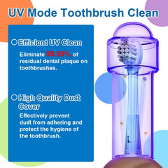 Two BPA-free, silicone-wrapped brush heads for kids