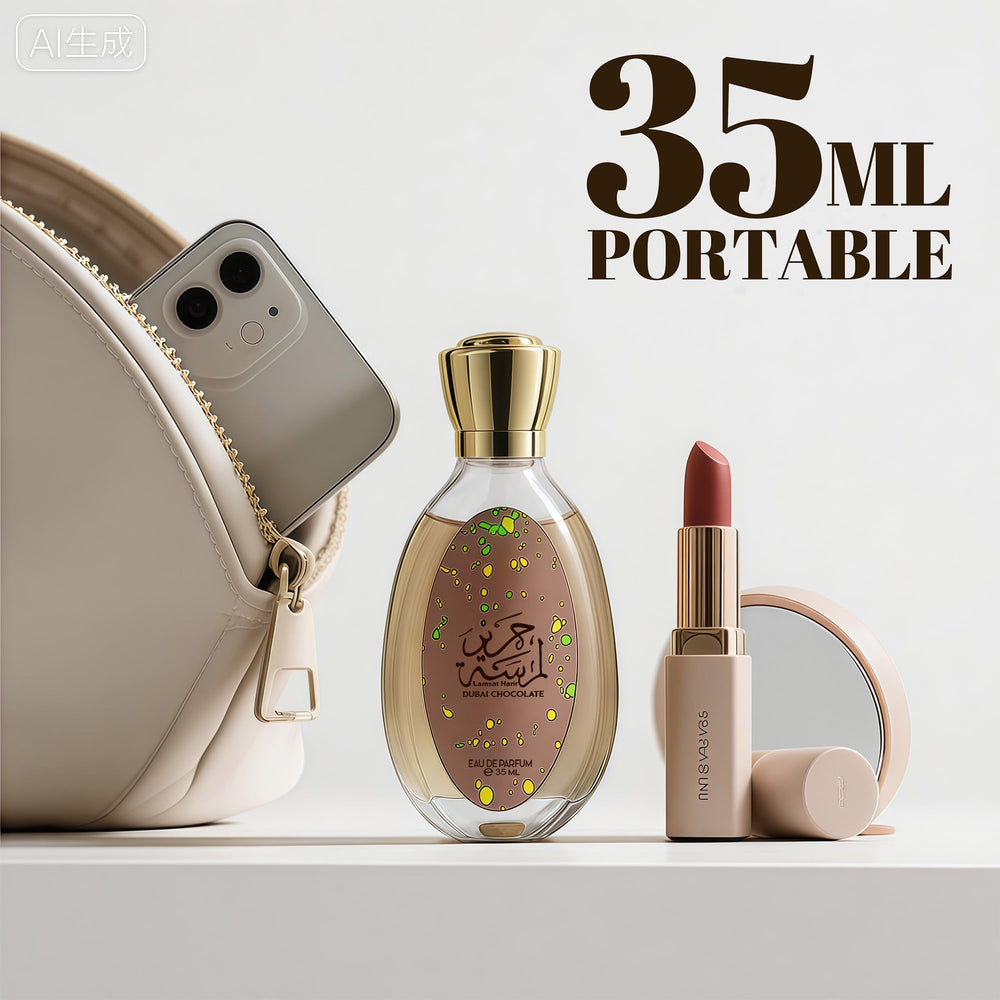 A Center Lamsat Harir base notes vanilla, sugar, and sandalwood
