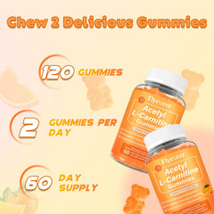 120-count bottle of Acetyl L-Carnitine Gummies