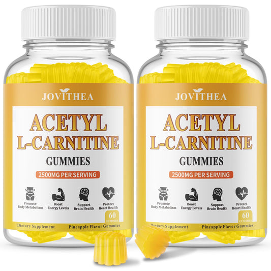2-pack Acetyl L-Carnitine Gummies 120-count bottle