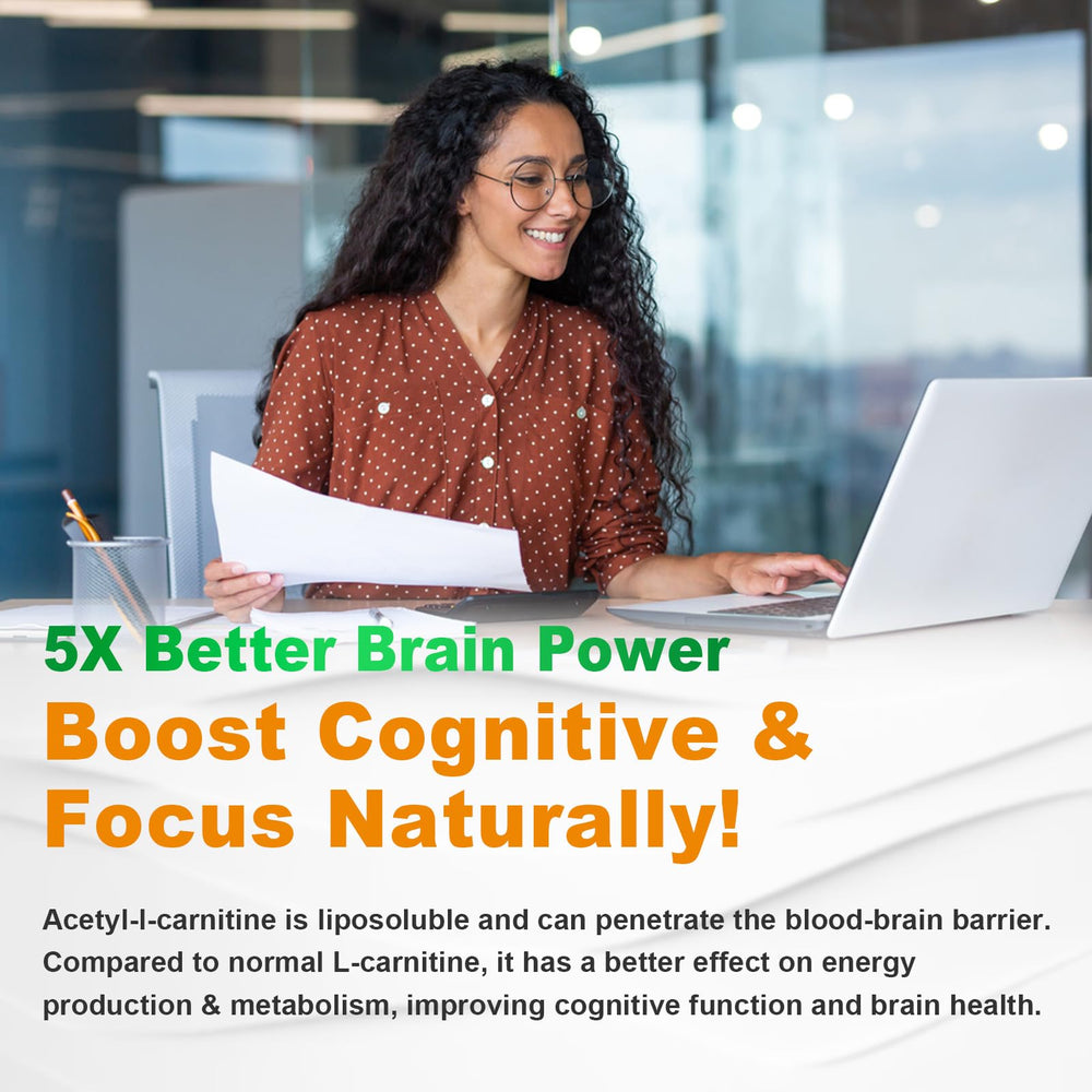 Vegan, gluten-free, non-GMO Acetyl L-Carnitine Gummies