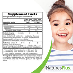 Vegetarian, gluten-free and allergen-free AcidophiKidz formula