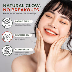 Close-up of Acne Cleanse Capsules pills
