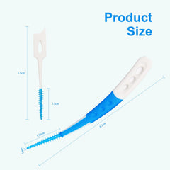 Soft gel brush heads close-up
