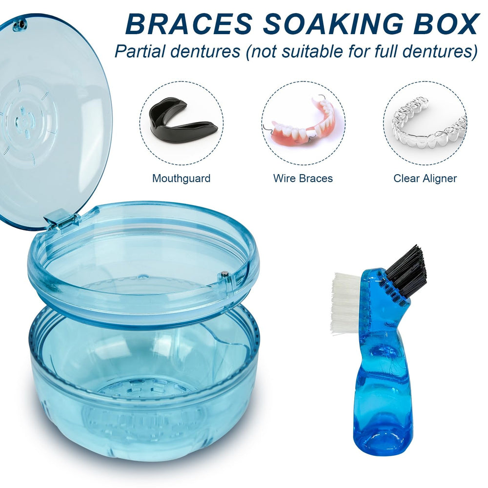 Leak-proof sealing ring on ACSKD denture cleaning case