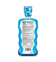 Three-pack ACT Kids Pineapple Punch mouthwash bottles with easy-grip design