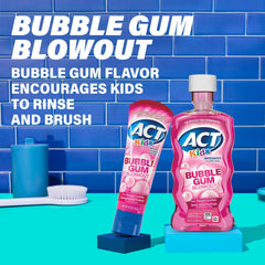 Illustration showing protection against bad breath in kids