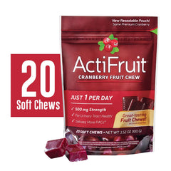 ActiFruit 20 soft chews multi-pack – packaging and box