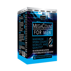 ACTIF MegaCount for Men bottle on white background