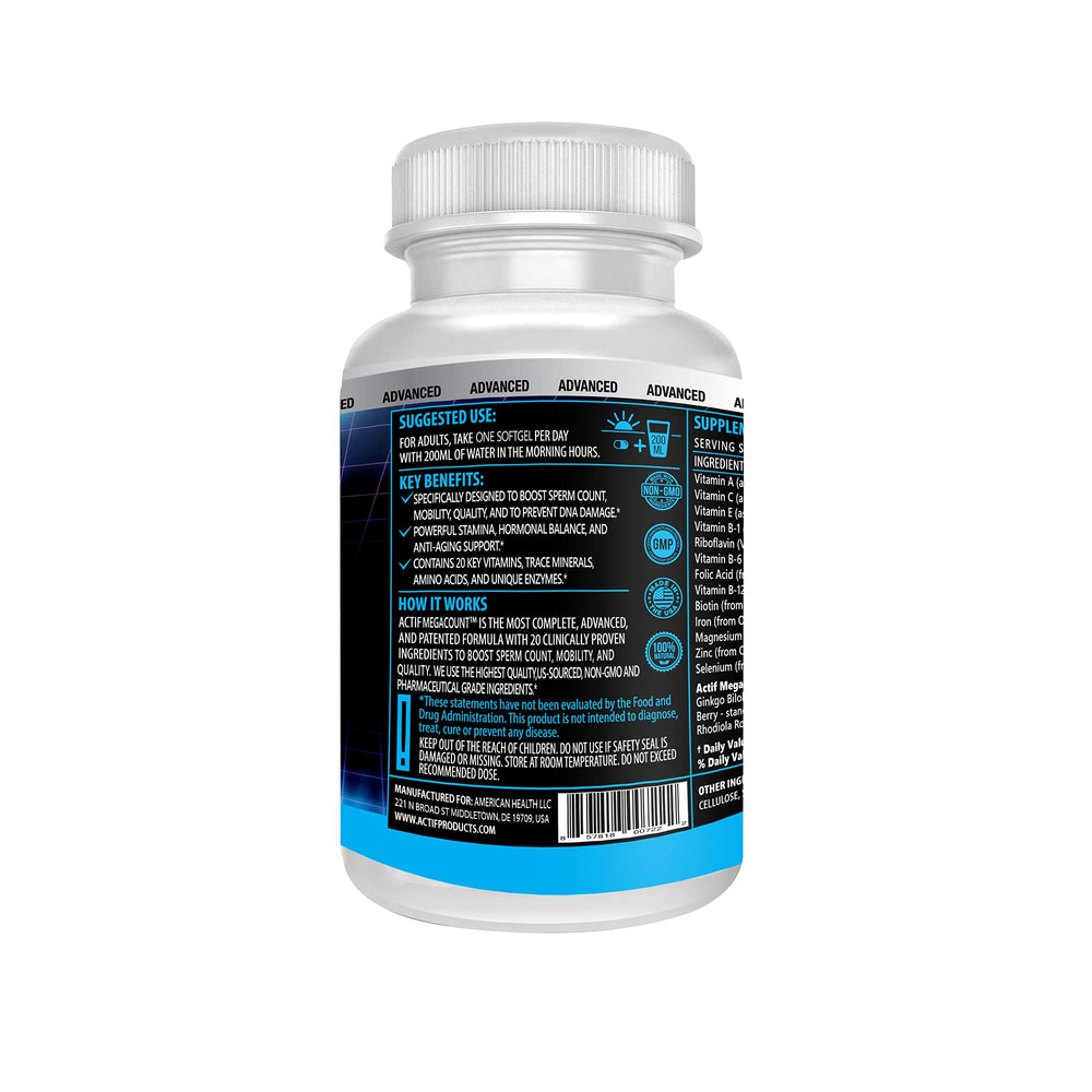 Ingredient panel showing vitamins, minerals and amino acids
