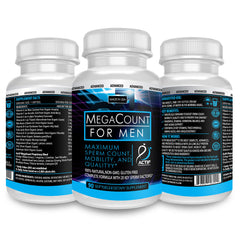 ACTIF MegaCount for Men product label close-up