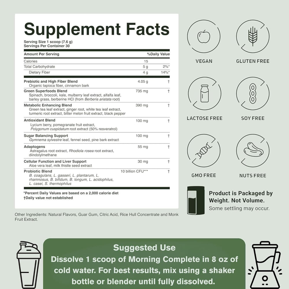 ACTIVATEDYOU Morning Complete 3-pack on shelf for easy daily routine management.