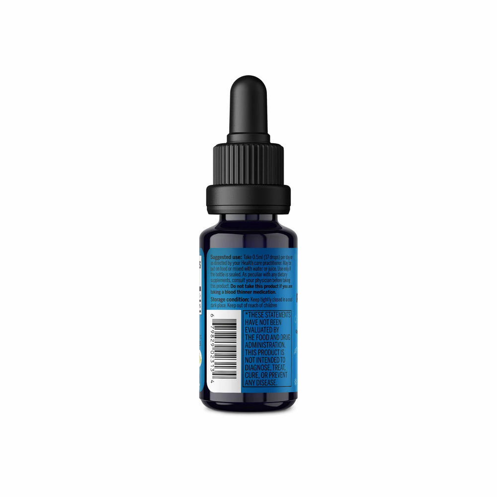 Front label of Activation K2 MK-7 liquid bottle