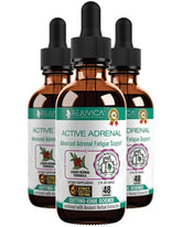 Active Adrenal tincture bottle on a clean background