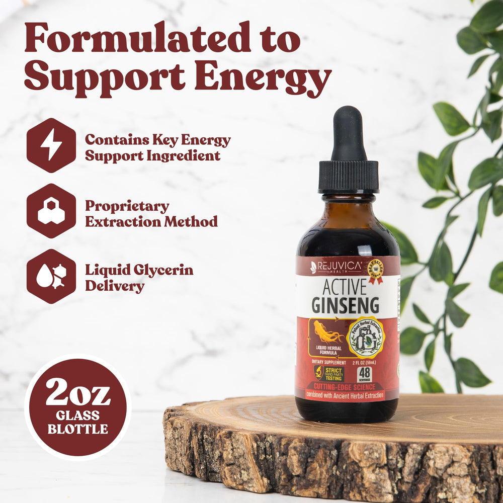 Dropper dispensing Active Ginseng liquid