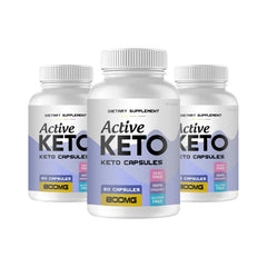 Active Keto Capsules bottle front view