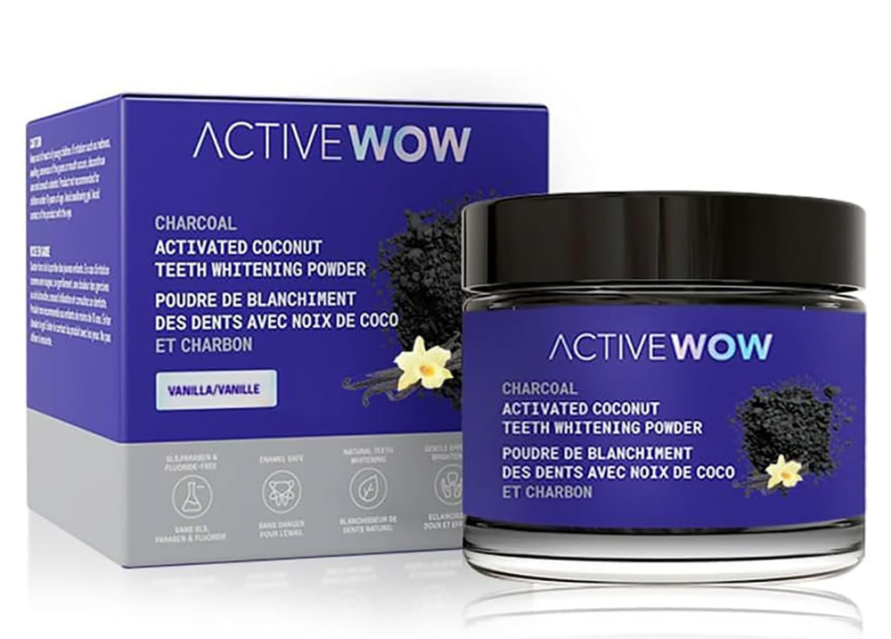 Active Wow Activated Coconut Powder Toothpaste Jar — 0.71 oz