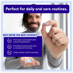 60-count Active Wow mouthwash tablets packaging detail