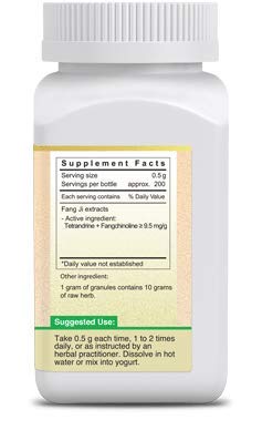 Close-up of 10x concentration Stephania root extract granules