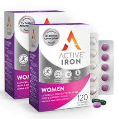 ActiveIron balance bottle pour shows convenient daily dose for steady energy support