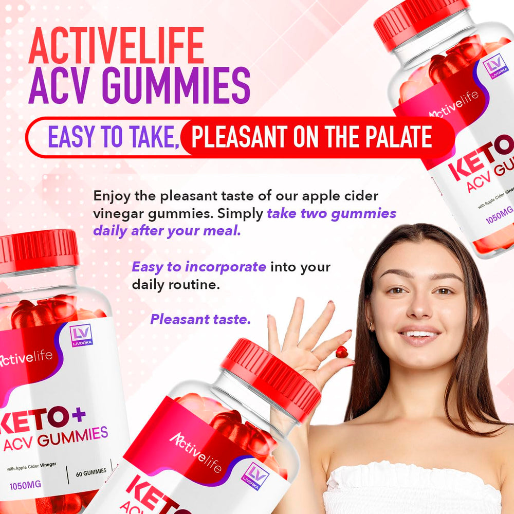 ActivLife Keto ACV Gummies close-up of gummies