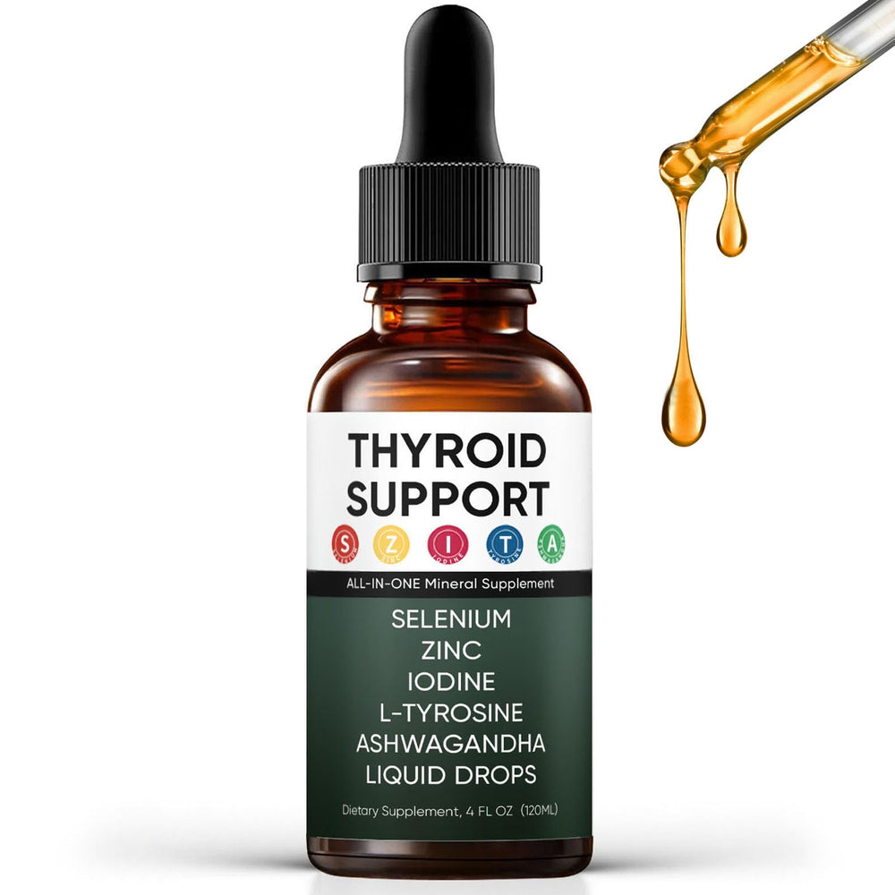 Actora Thyroid Support Liquid Drops bottle with berry flavored liquid