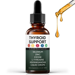 Actora Thyroid Support Liquid Drops bottle with berry flavored liquid