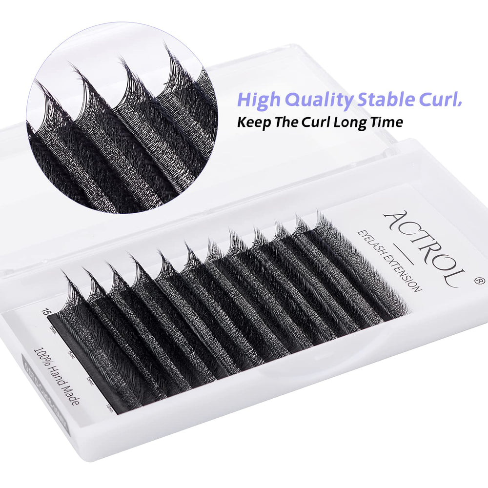 ACTROL 4D W Lashes upgraded root design for firmer lash adhesion.