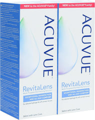ACU vue Revita contact lens solution bottle