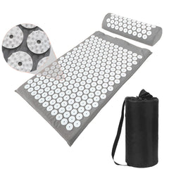 Front view of gray Acupressure Mat