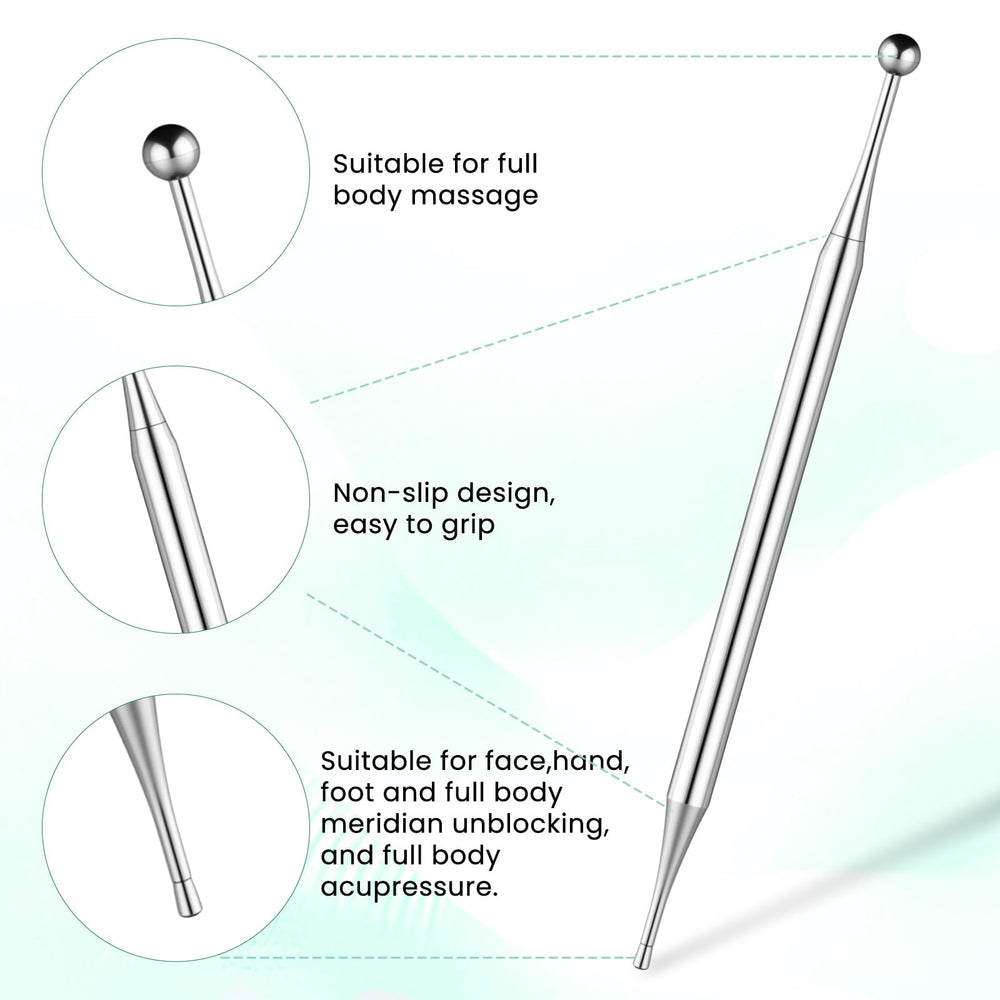 Close-up of small massage head for precision