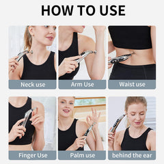 Ergonomic handle for comfortable grip during therapy